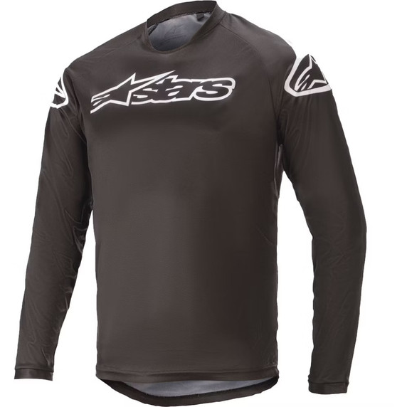 Alpinestars Racer V2 LS MTB Jersey Black White