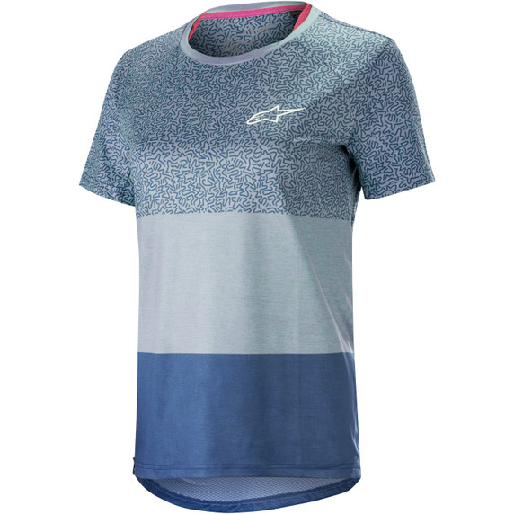 Alpinestars Stella Alps 8.0 MTB SS Jersey Woman Blue Stillwater