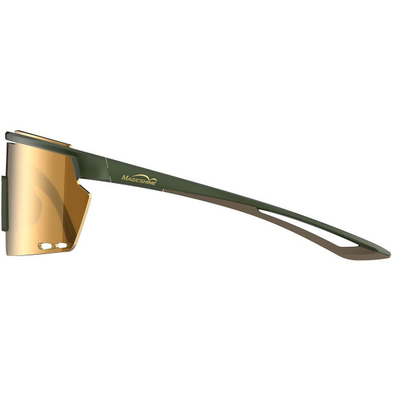 Magicshine Rouleur Glasses Photochromic Colour Lense Green/Brown