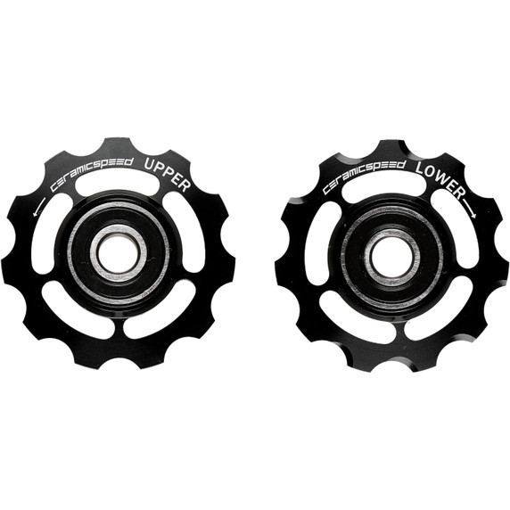 CeramicSpeed Shimano 11 Speed Pulley Wheels Black Aluminium 11 Speed