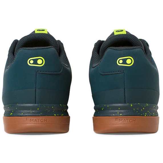Crank Brothers Mallet Lace SPD MTB Shoes Petrol Lime Splatter