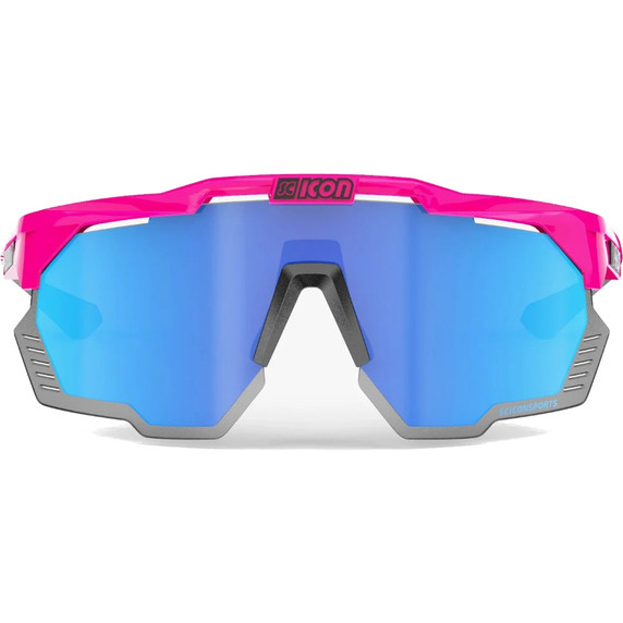 Scicon Aeroshade Kunken Pink Fluo/Multimirror Blue Sunglasses