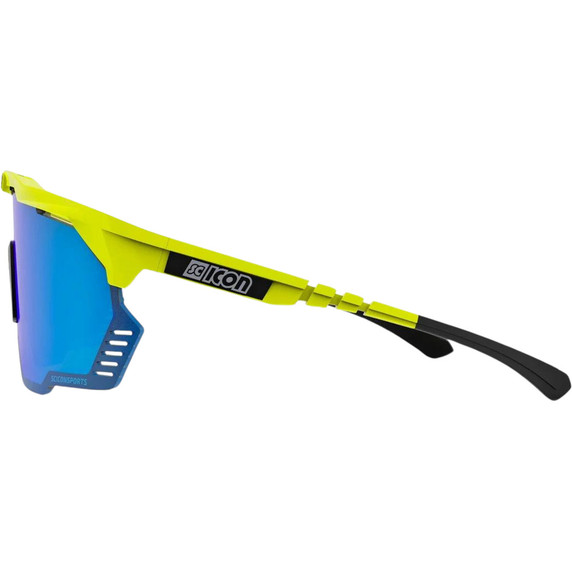 Scicon Aeroshade Kunken Yellow Fluo / Multimirror Blue Sunglasses