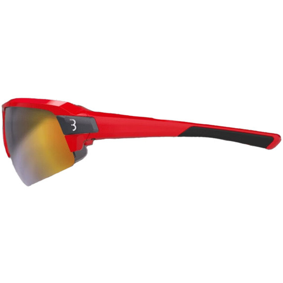 BBB BSG-52 Impulse Sport Glasses Red Frame Red/Smoked MLC Lens