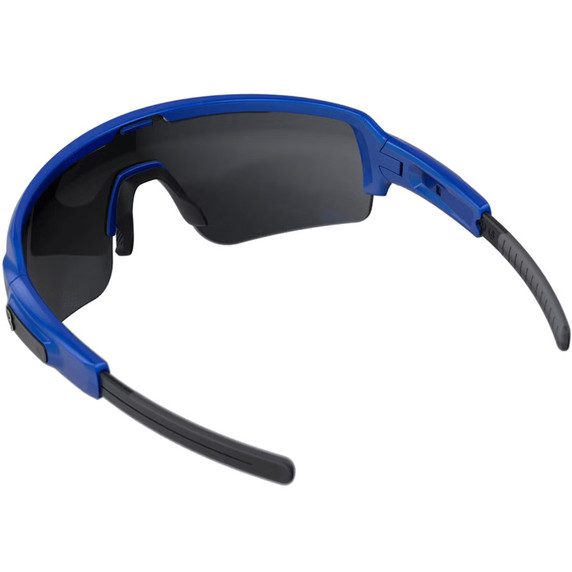 BBB Commander Sports Glasses Cobalt Blue Frame Smoke Blue Lens