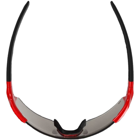 BBB Fullview Sports Glasses Glossy Metallic Red Frame Photochromic Lens