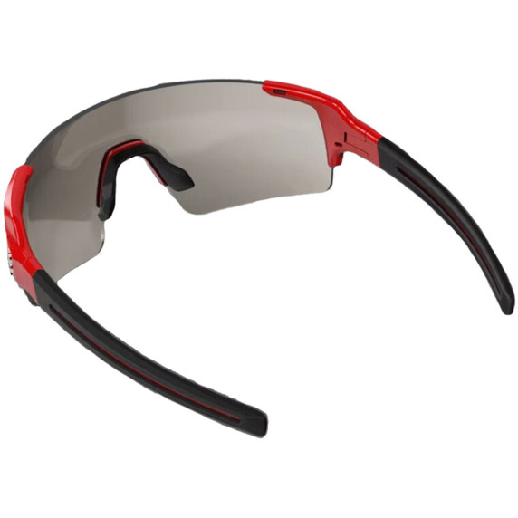 BBB Fullview Sports Glasses Glossy Metallic Red Frame Photochromic Lens