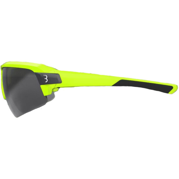 BBB BSG-52 Impulse Sport Glasses Neon Yellow Frame Smoked Lens