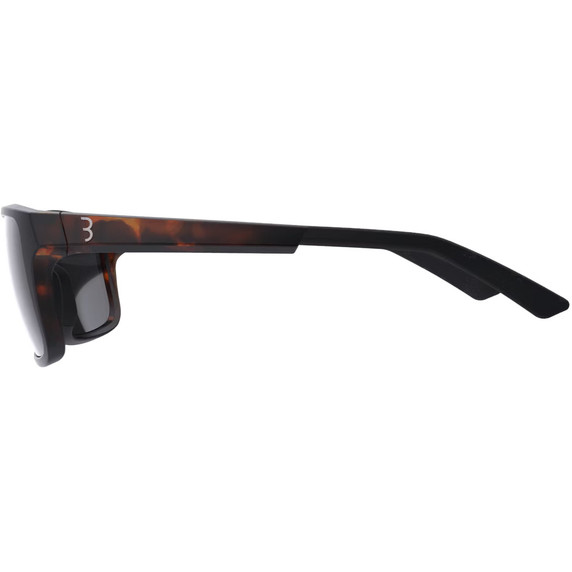 BBB Spectre Sunglasses Matte Tortoise Shell Frame Smoke Flash Lens