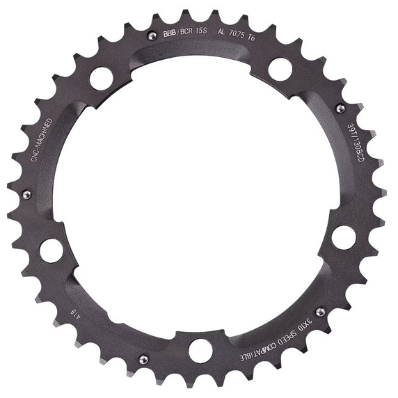 BBB BCR-15 TripleGear Chainring Shimano 105 10spd 130 BCD 39T
