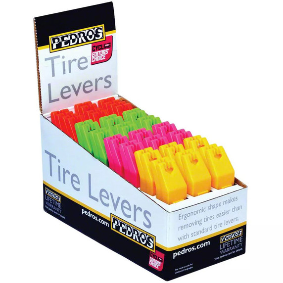 Pedro's Tyre Levers Box of Colour Pairs