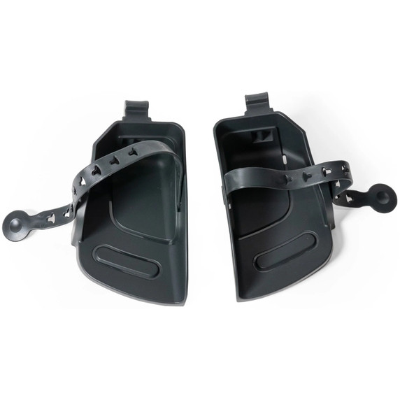 Burley Dash Footrests With Strap Black
