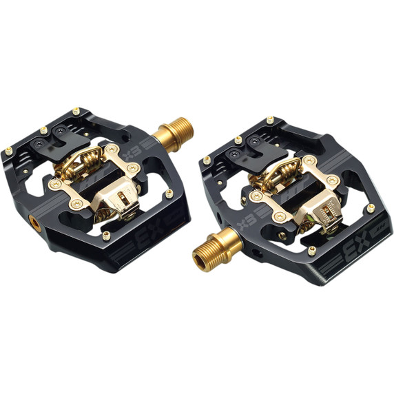 HT Components X3t Titanium Spindle Pedal Black/Gold