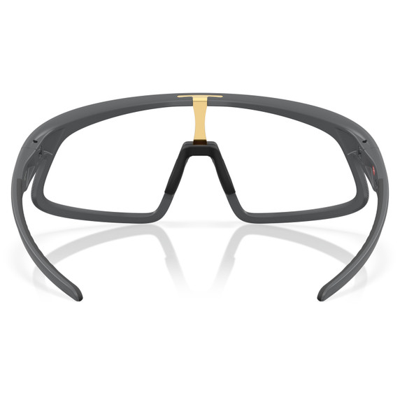 Oakley RSLV Matte Carbon W/Clear-Black Iridium Photochromic Lens