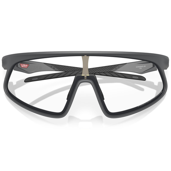 Oakley RSLV Matte Carbon W/Clear-Black Iridium Photochromic Lens