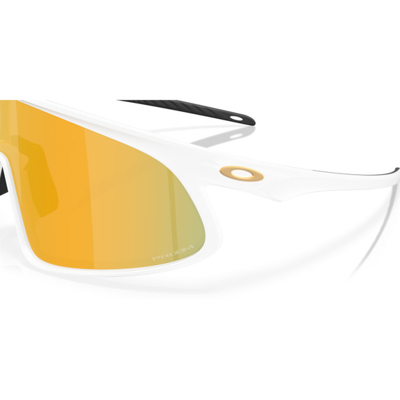 Oakley RSLV Matte White W/Prizm 24k Lens