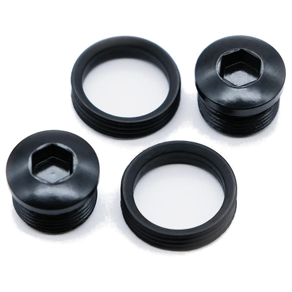 SDG Pedal Slater End Cap And Seal Kit Black