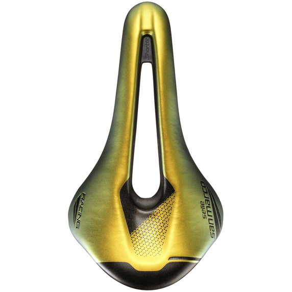 Selle San Marco Shortfit 2.0 Racing Iridescent Gold Saddle