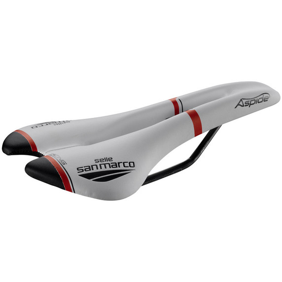 Selle San Marco Aspide Open Fit Narrow White Saddle