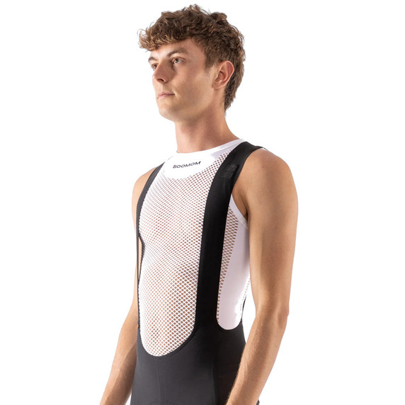 Soomom All-Round Mesh Singlet Base Layer - White