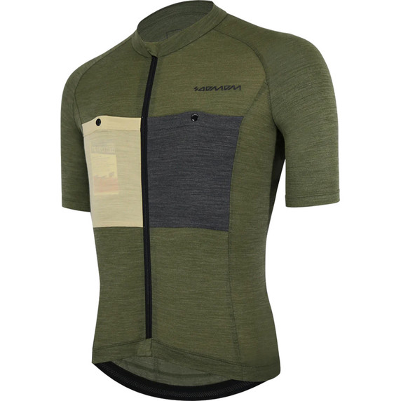 Soomom Pro Cargo Merino Jersey - Basil Green