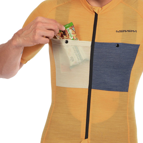 Soomom Pro Cargo Merino Jersey - Sunrise Orange