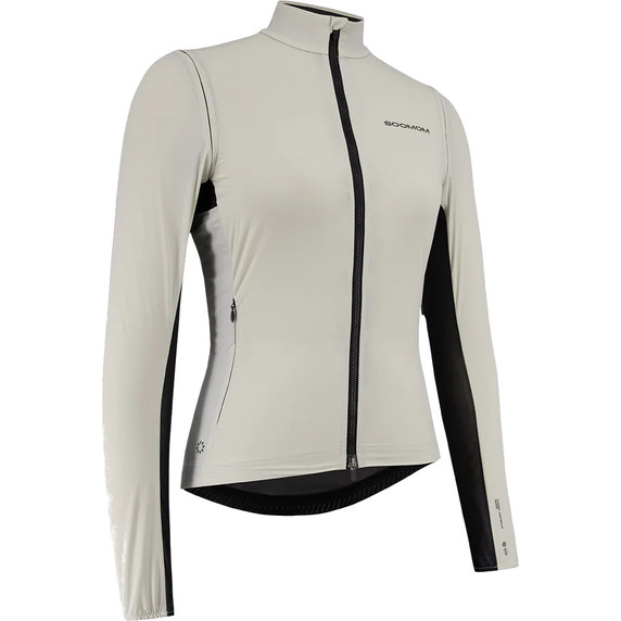 Soomom Womens All-Round Switchable Wind Jacket - Silver Stone