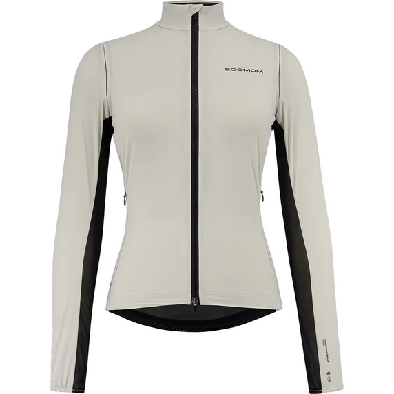 Soomom Womens All-Round Switchable Wind Jacket - Silver Stone