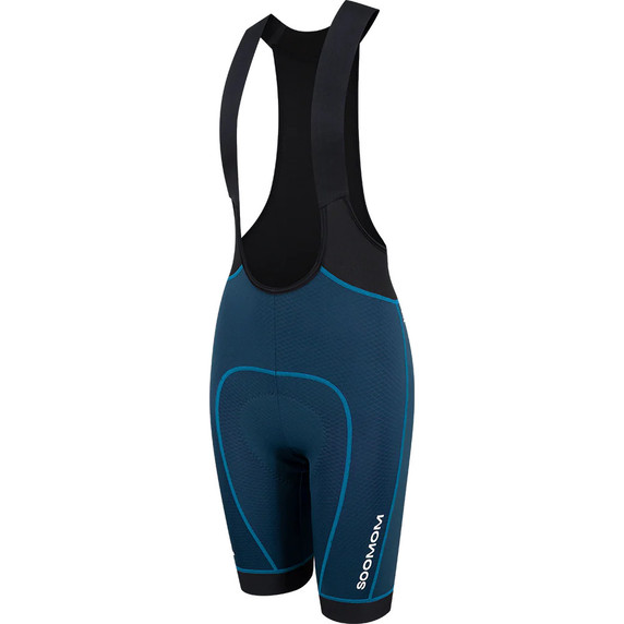 Soomom Womens Race Bib Shorts - Deep Pine