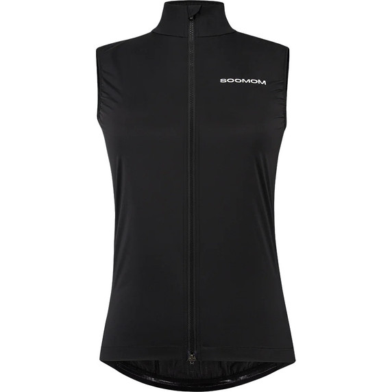 Soomom Womens Race Lightweight Windproof Gilet - Black