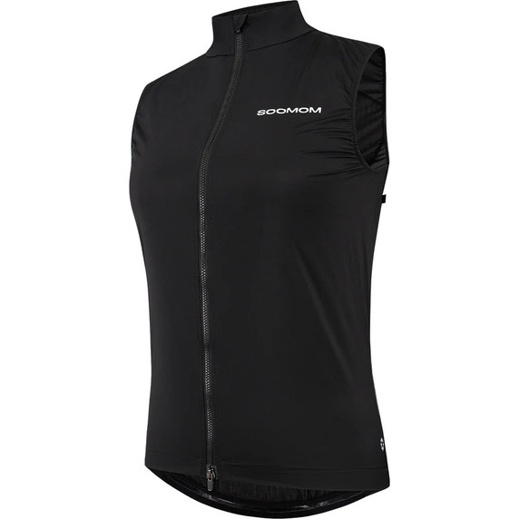 Soomom Womens Race Lightweight Windproof Gilet - Black