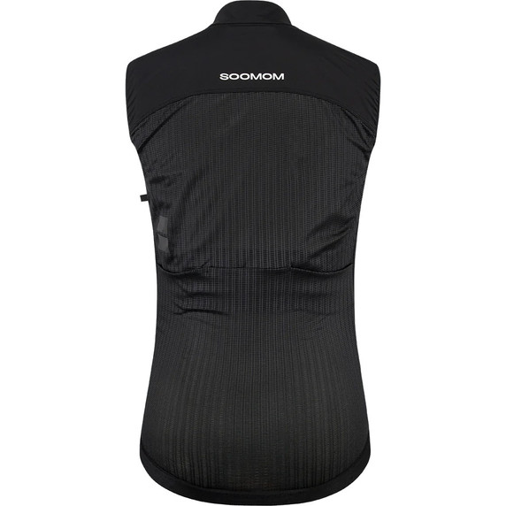 Soomom Womens Race Lightweight Windproof Gilet - Black