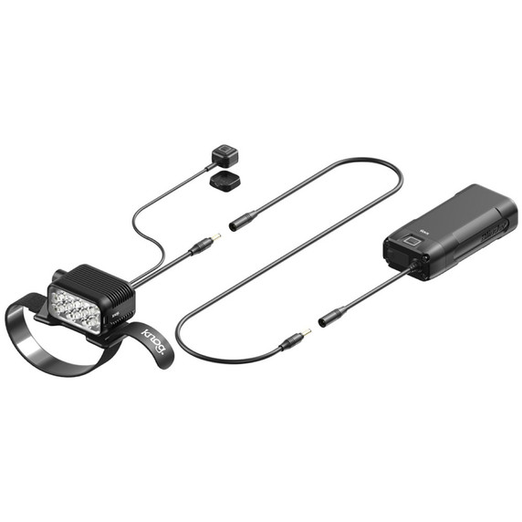 Knog Blinder x 2300 W Battery And Bike/Helmet Mounts