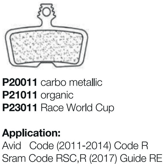 Braking Avid/Sram Code Wc 25 Pair Box