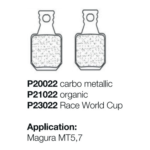 Braking Magura Mt 5/7 4 Pcs Organic Brake Pads