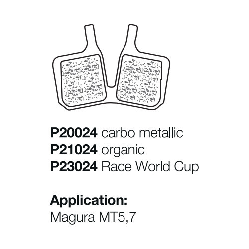 Braking Magura Mt 5/7 Organic Brake Pads