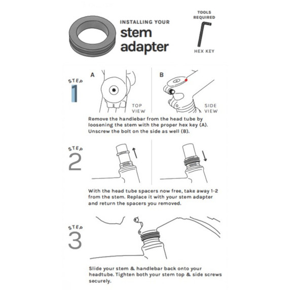 WeeRide Baby Seat Mounting Bar Adaptor