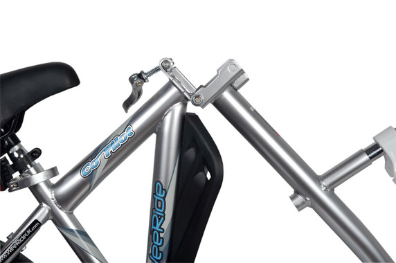 WeeRide Co Pilot Tagalong Trailer Child Bike Seat - Silver