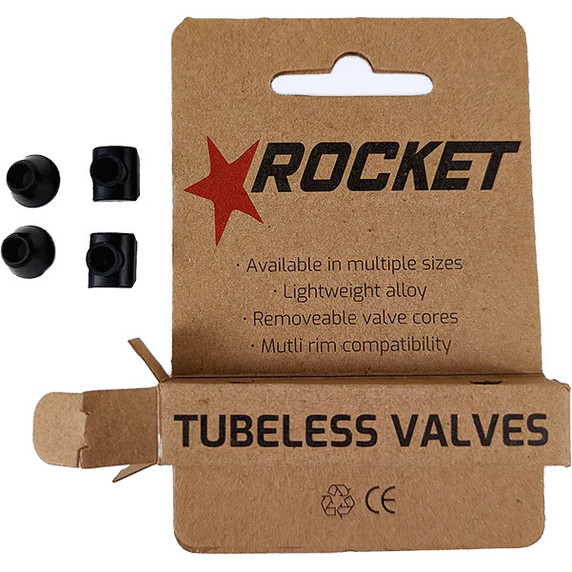 Rocket Tubeless Valves 60mm Black