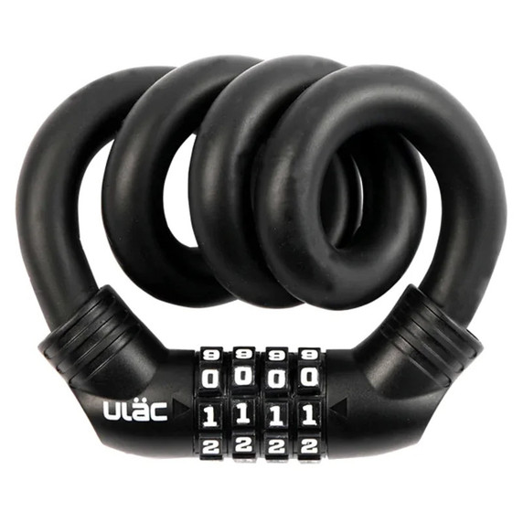 Ulac 1970 Memory Cable Combo Lock Black