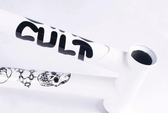 Cult Walsh BMX Frame Matte White