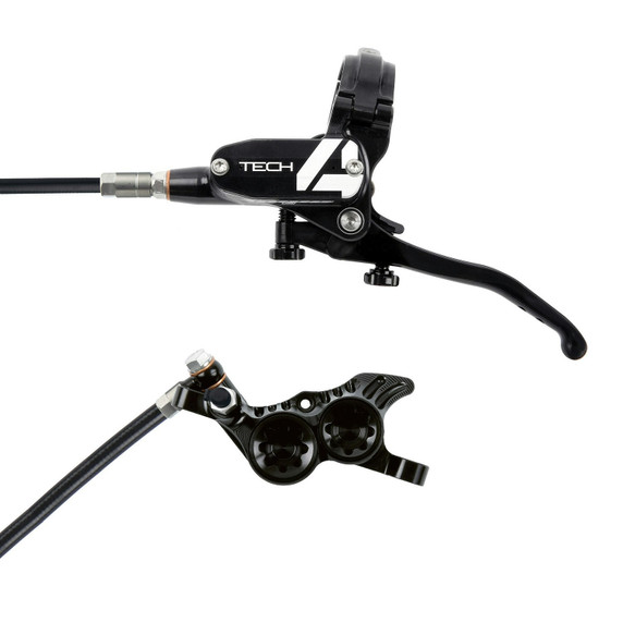 Hope Tech 4 V4 Front Disc Brake Black/Black Black Cable