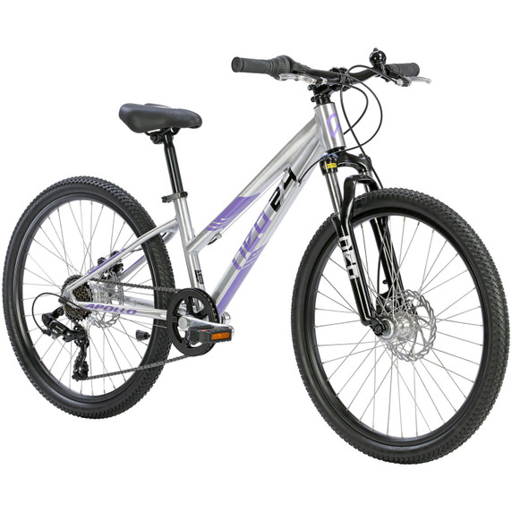 Neo Disc+ 24 7spd Girls Brushed Alloy Lavender/Black