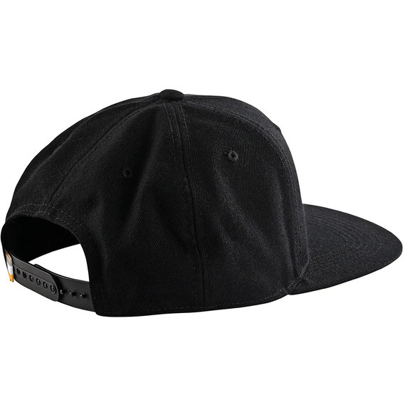 Troy Lee Designs Flat Bill Snapback Hat Speed Black