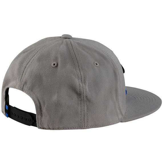 Troy Lee Designs Flat Bill Snapback Hat Speed Grey