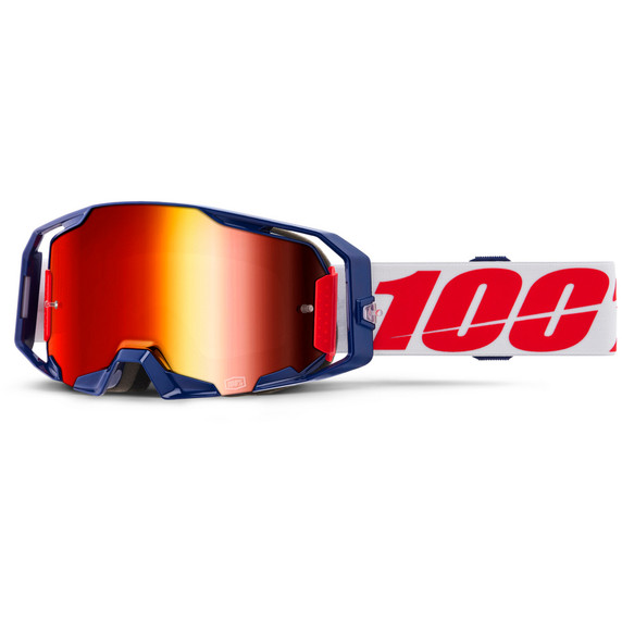 100% Armatic Goggles Mach Z Mirror Red