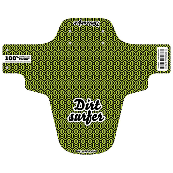 Dirtsurfer Mudguard Circuit Work Lime