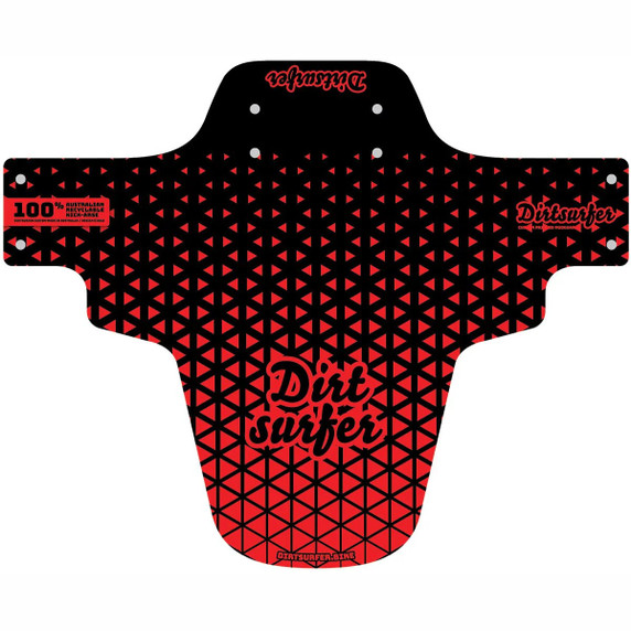 Dirtsurfer Mudguard Speedgrid Red