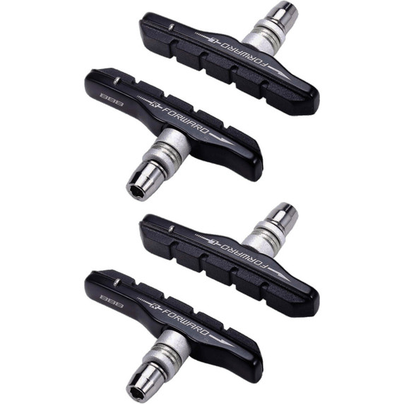 BBB BBS-05BK VeeStop Cartridge V-Brake Shoes Black 2 Pairs