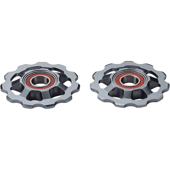 BBB AluBoys Derailleur Pulleys Ceramic 11T 9-11spd Grey Ano
